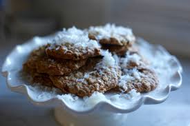 COCONUT OATMEAL COOKIES WITH GOLDEN RAISINS FLAXCHIA SEEDS Dina deleasa dishitgirl