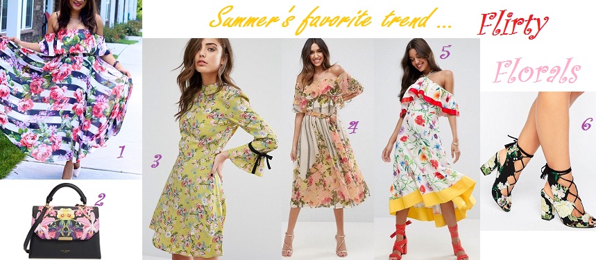 Floral outfits for Summer
