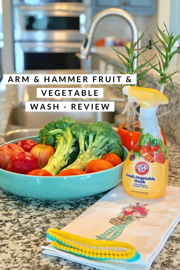 Safely washing Fruits and Veggies during Pandemic: ARM & HAMMER™ Fruit & Vegetable Wash Review